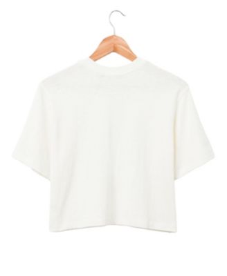  Women's NBA Miami Heat Short Sleeve Mock Neck Crop Tee