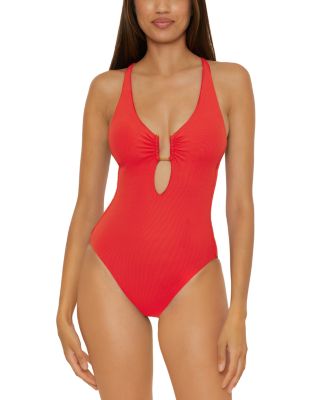 BECCA® by Rebecca Virtue - Modern Edge One Piece Swimsuit