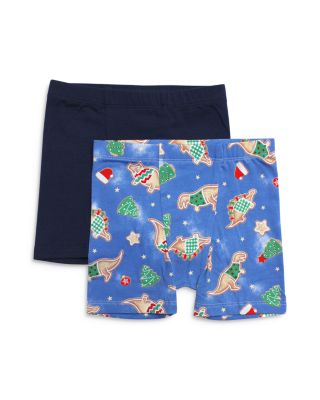 Esme - Boys' Xmas Dino Boxers 2 Pack - Little Lid, Big Kid