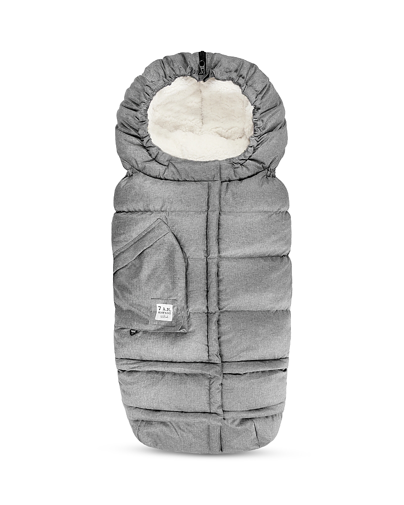 Shop 7am Enfant Blanket 212 Evolution Footmuff In Grey Cloud