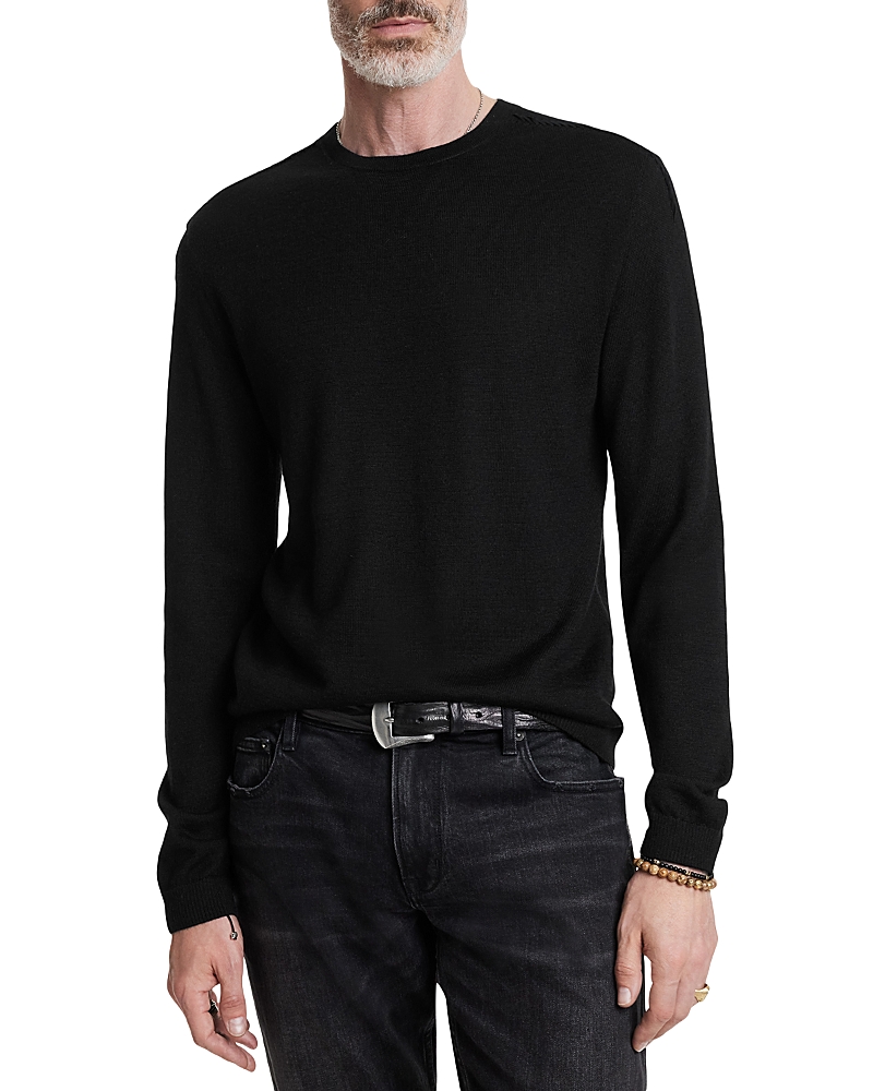 John Varvatos Novas Regular Fit Sweater In Black
