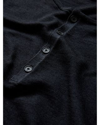 Eren Regular Fit Wool Blend Henley Tee  