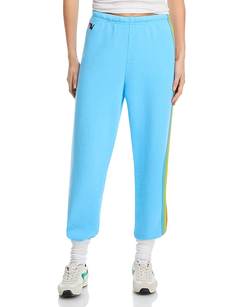 Aviator Nation Rainbow Stripe Sweatpants