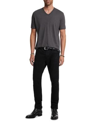 Miles Slub V Neck Tee  