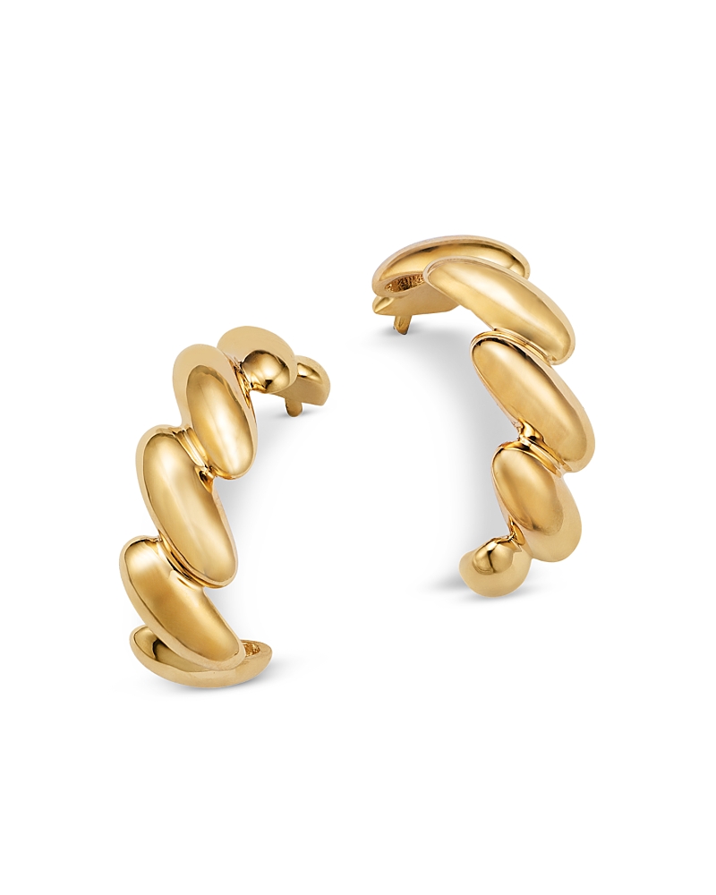 Zoë Chicco 14k Yellow Gold San Marco Huggie Hoop Earrings In Gold