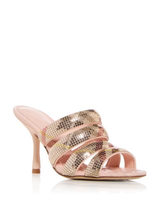 Burberry - Women's Mews Brass Check Sandals