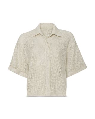 Button Up Shirt Swim Cover-Up