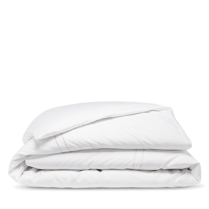 Amalia Home Collection Dalila Sateen Duvet Cover, Queen - Exclusive In White/silver