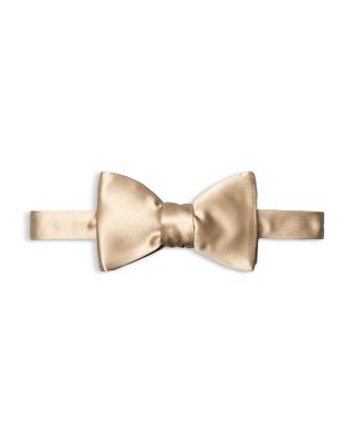 Satin Self Tied Bow Tie