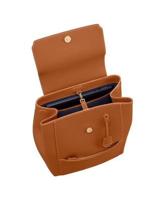 Large Leather Soft Backpack