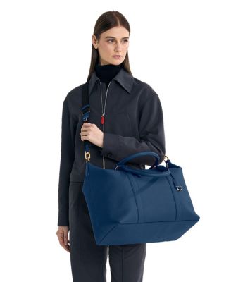 Large Leather Weekender Bag