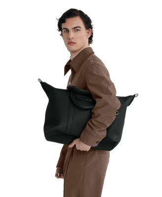 Large Leather Weekender Bag