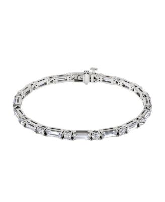 VRAI - Mixed Shape Bracelet, Baguette & Brilliant Round Lab Grown Diamonds