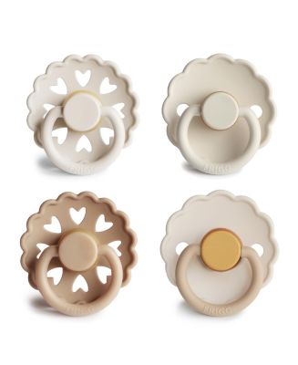 Mushie FRIGG 4-Pack Snowflake Dream Rubber Pacifiers | Bloomingdale's Kids
