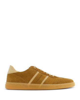 スニーカー SALVATORE FERRAGAMO ACHILLE SNEAKER IN GRAINY LEATHER FERRAGAMO Men's Achille Lace Up Leather Sneakers