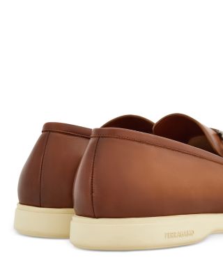 Men's Gancini Leather Loafers 