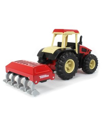  Steel Classics Retro Cab Tractor with Red Plow - Ages 3+