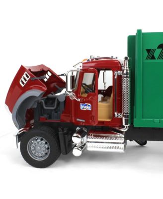 Unisex 1/16 MACK Granite Rear Loading GarbAges Toy Truck - Ages 3+