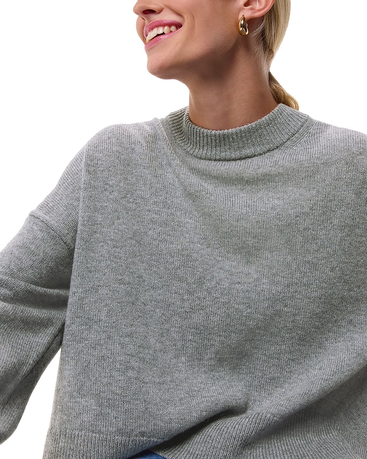 Whistles Split Back Sweater