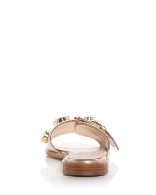 Women's Embellished Slide Sandals