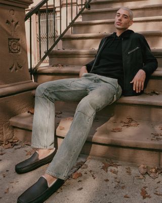 Men's Ascot Leather Slippers