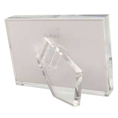 Clear Lucite Floating Photo Frame 7" x 5"