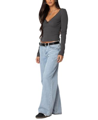 Adrienne Lace Trim Top