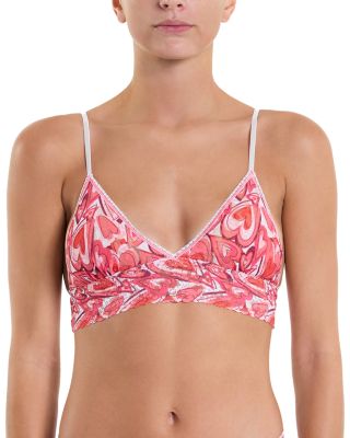 Printed Signature Lace Bralette