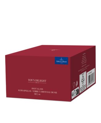 Toy's Delight Shot Glass, Set of 4