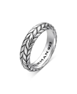 Men's Sterling Silver Chevron Ring
