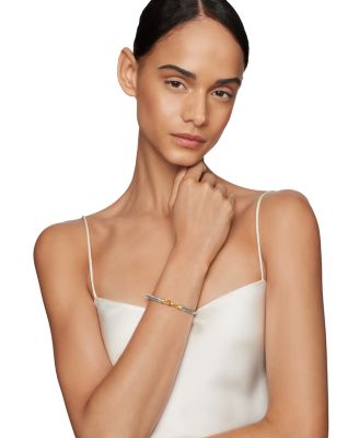 Cable Buckle Bracelet with Gold