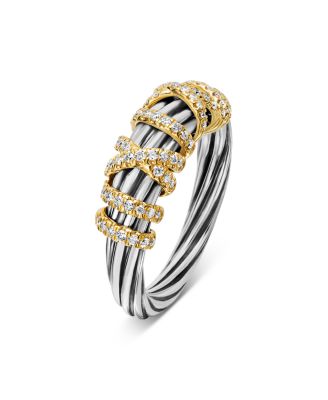 Helena Ring with Diamonds and 18K Gold