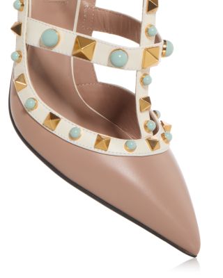 Women&#39;s Rockstud Embellished Pumps
