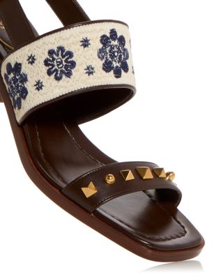 Women&#39;s Rockstud Slingback Sandals