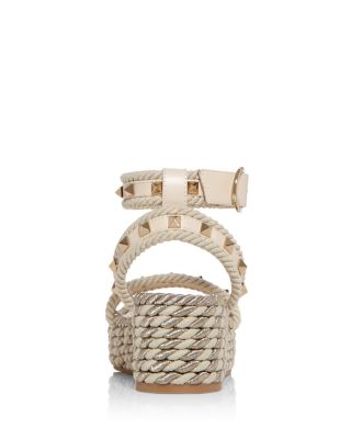 Women's Rockstud Embellished Espadrille Sandals