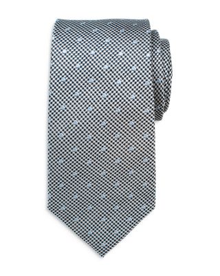 Dotted Herringbone Silk Tie