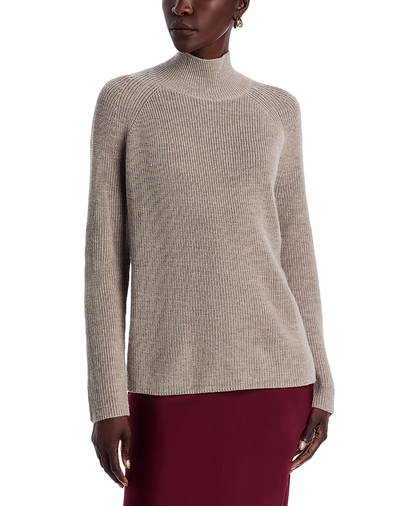 Eileen Fisher Turtle Neck Raglan Wool Sweater