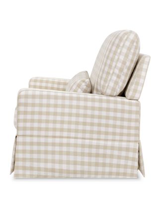 Crawford Pillowback Chair and a Half Comfort Swivel Glider