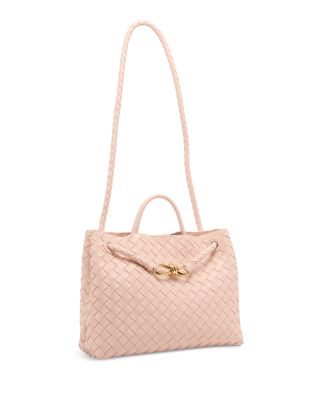 Medium Andiamo Intrecciato Leather Shoulder Bag