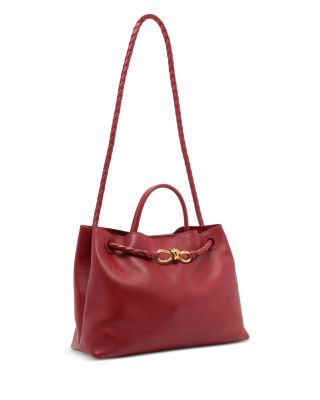 Andiamo Leather Top Handle Bag