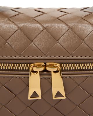 Bang Bang Intrecciato Leather Vanity Case