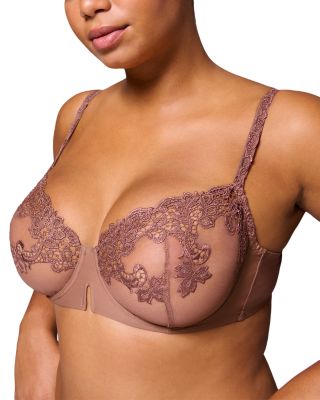 Saga Lace Mesh Demi Bra