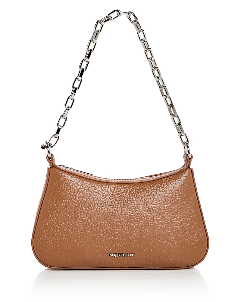 McQueen Mini T-Bar Leather Pouch