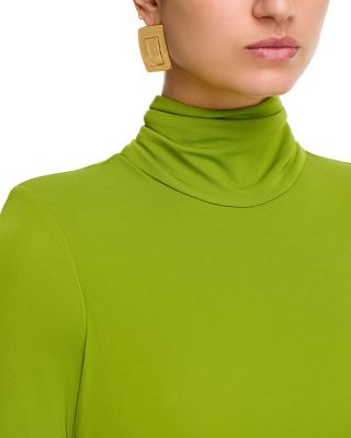 Zahara Twist Front Turtleneck Gown