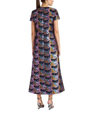 Super Swing Dress in Spritz Blue Petro