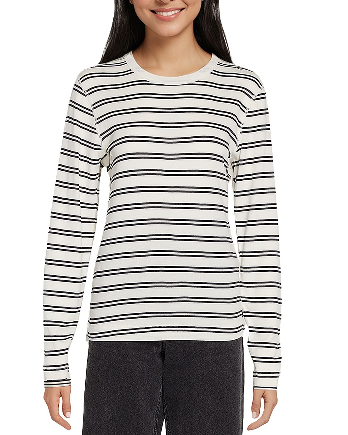 Three Dots Long Sleeve Top