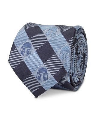 Star Wars Mando Helmet Check Tie
