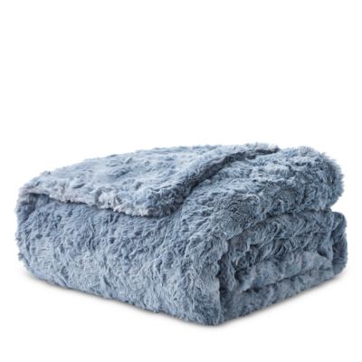 Adalee Faux Fur Throw Blanket, 50" x 70"