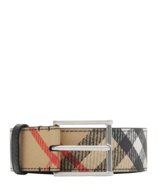 Men's Check Belt