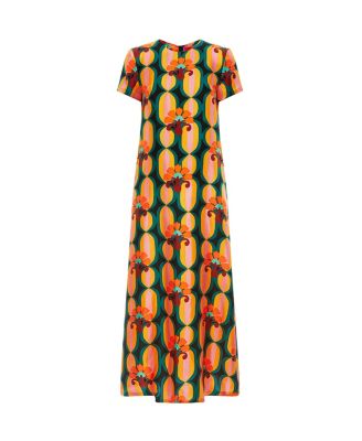 Swing Dress in Arcturus Blue Petro